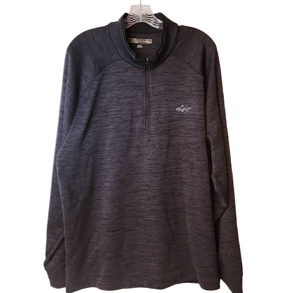 Greg Norman Qtr Zip Pullover Men's Size XXL‎ Long Sleeve Front Logo  Stretch